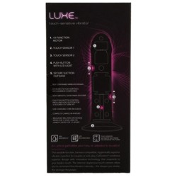 Luxe Touch-Sensitive Vibrator-Purple 6.5